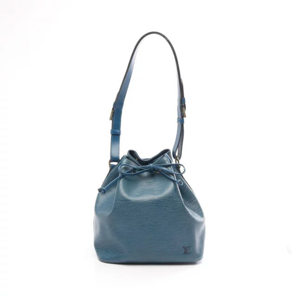 Louis Vuitton Epi Noe Toledo Blue Shoulder Bag Leather